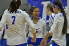 Volleyball vs Emerson  Wheaton College Women's Volleyball vs Emerson College. - Photo by Keith Nordstrom : Wheaton, Volleyball, VB2019